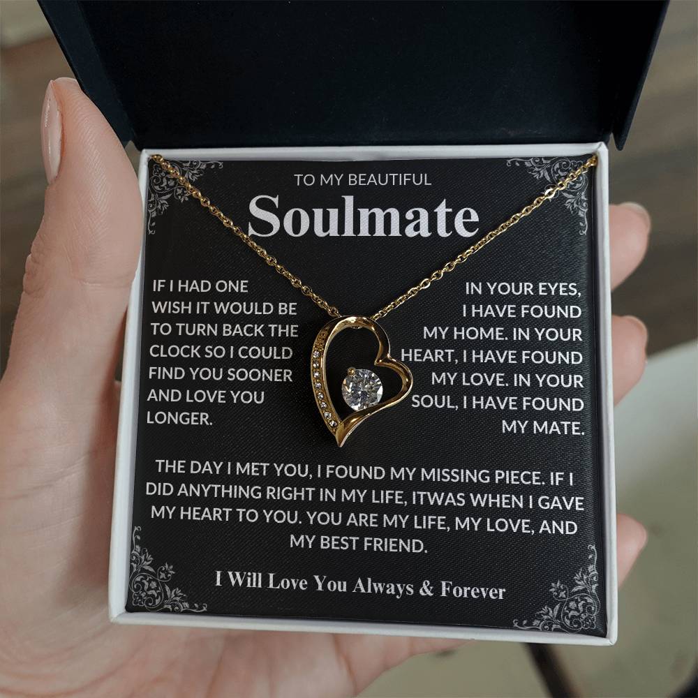 To My Soulmate - Premium Forever Love Necklace